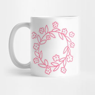 Cherry Blossom Wreath Mug